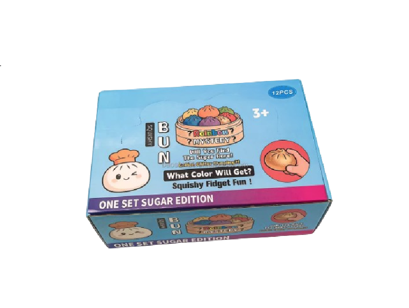 SQUISHY FIDGET FUN TOY RAINBOW MYSTERY SD-MM 12CT