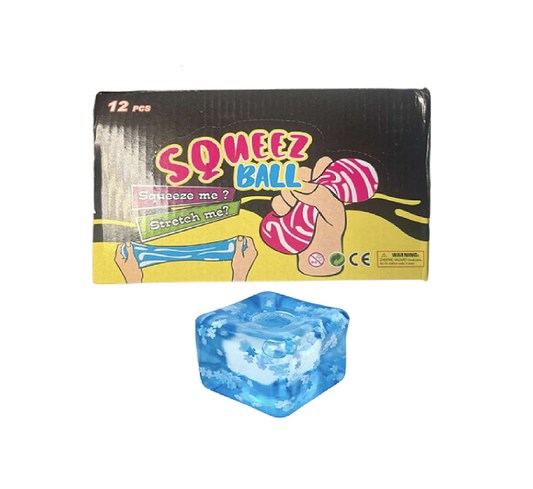 SQUEEZE ME BALLS CUBE SQUREL 12CT 0861