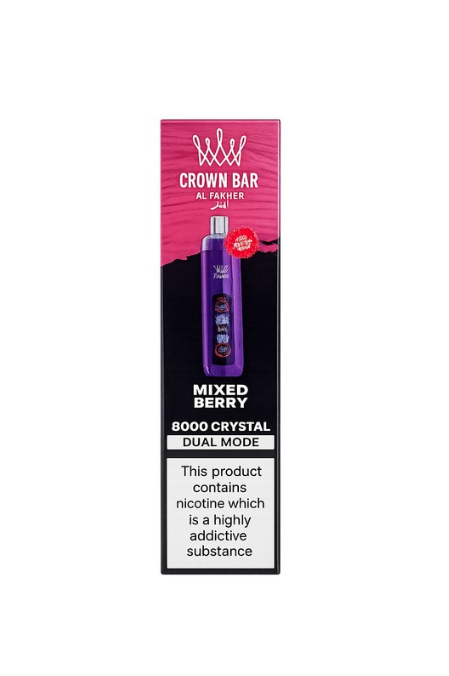 AL FAKHER CROWN BAR MIXED BERRY 8K