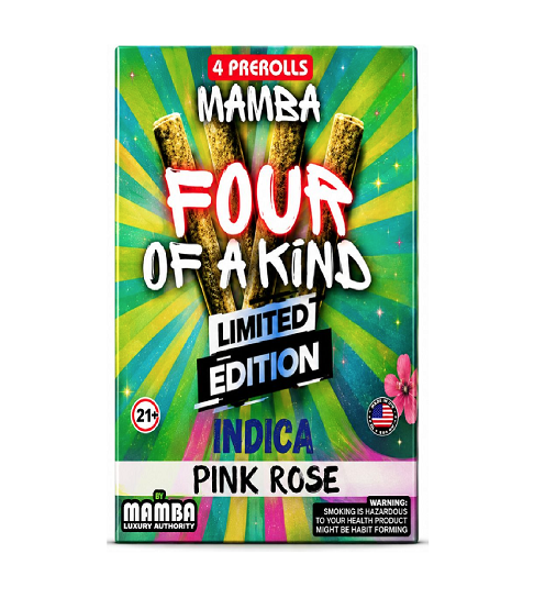 MAMBA FOUR OF A KIND PROLL PINK LMTD EDTN ROSE IND 2GM