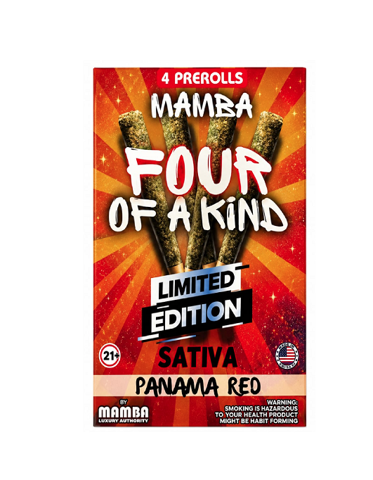 MAMBA FOUR OF A KIND PROLL LMTD EDTN PANAMA REO SATIVA 2GM