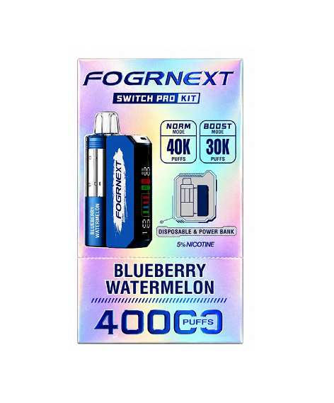 FOGERNEXT SWITCH PRO KIT BLUEBERRY WATERMELON 40K