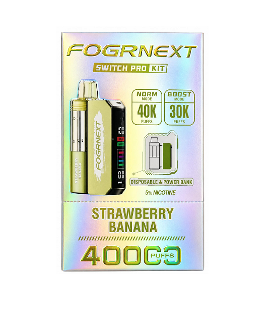 FOGERNEXT SWITCH PRO KIT STRAWBERRY BANANA 40K