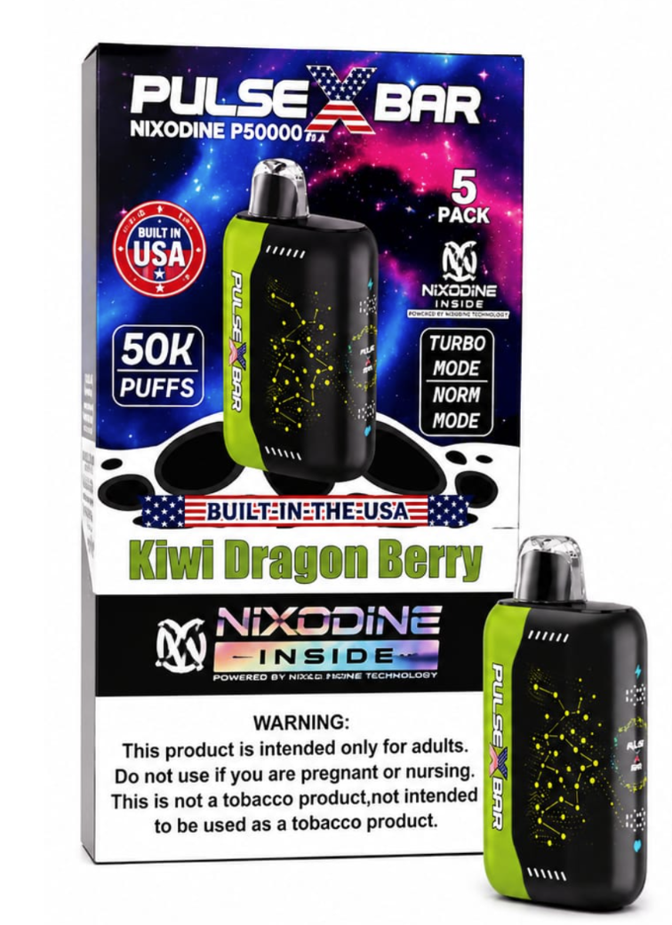 PULSE X BAR NIXODINE KIWI DRAGON BERRY 50K