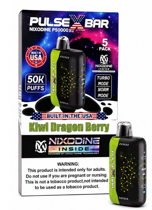 PULSE X BAR NIXODINE KIWI DRAGON BERRY 50K