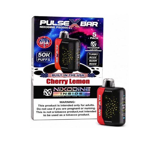 PULSE X BAR NIXODINE CHERRY LEMON 50K