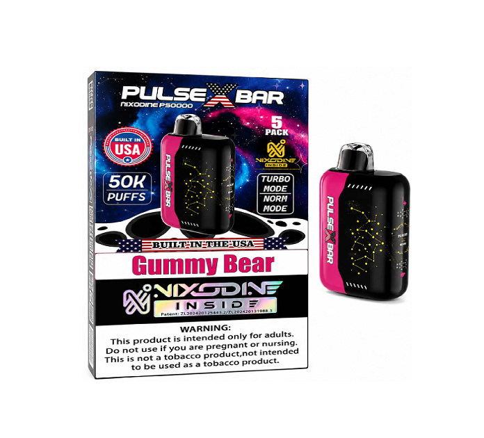 PULSE X BAR NIXODINE GUMMY BEAR 50K