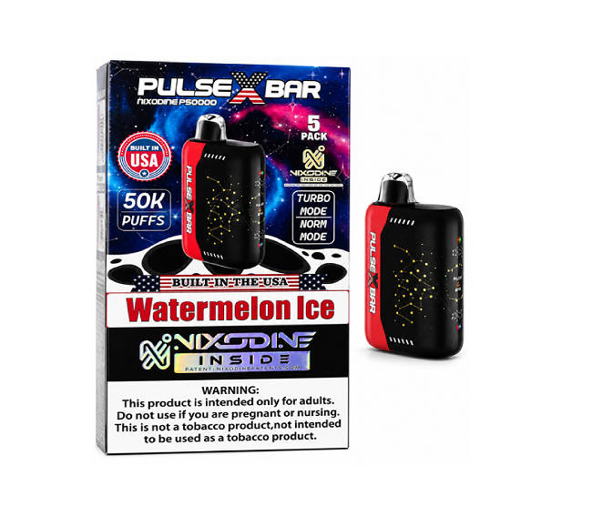 PULSE X BAR NIXODINE WATERMELON ICE 50K