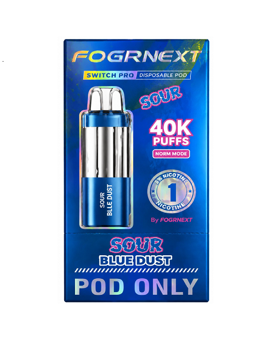 FOGRNEXT SWITCH PRO POD SOUR BLUE DUST 40K