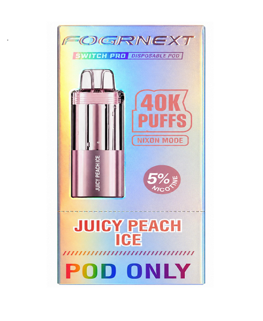 FOGRNEXT SWITCH PRO POD JUICY PEACH ICE 40K