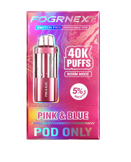 FOGRNEXT SWITCH PRO POD PINK & BLUE 40K