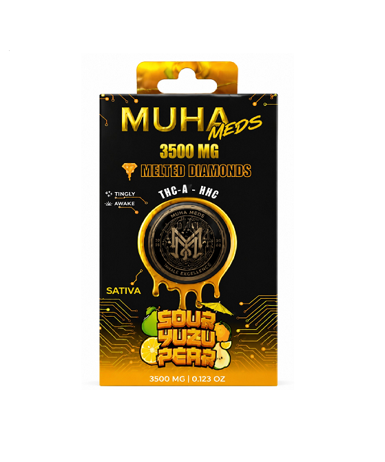 MUHA MEDS MD THC-A HHC SOUR YUZU PEAR SATVA 3500MG