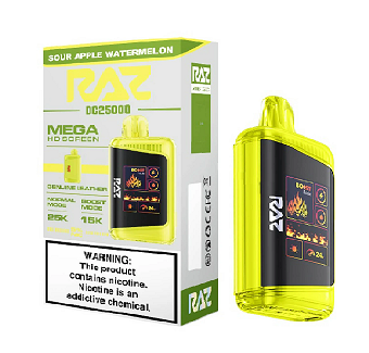 RAZ SOUR APPLE WATERMELON 25K|6972866507785|Pack Of|5