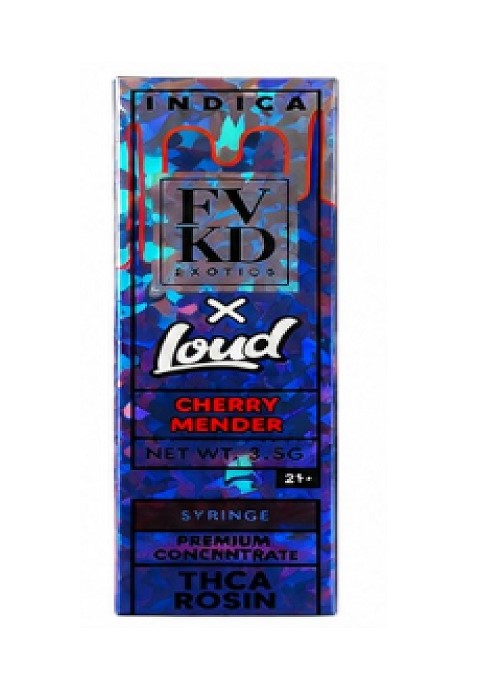 FVKD X LOUD THCA SYRINGE CHERRY MENDER INDICA 3.5GM