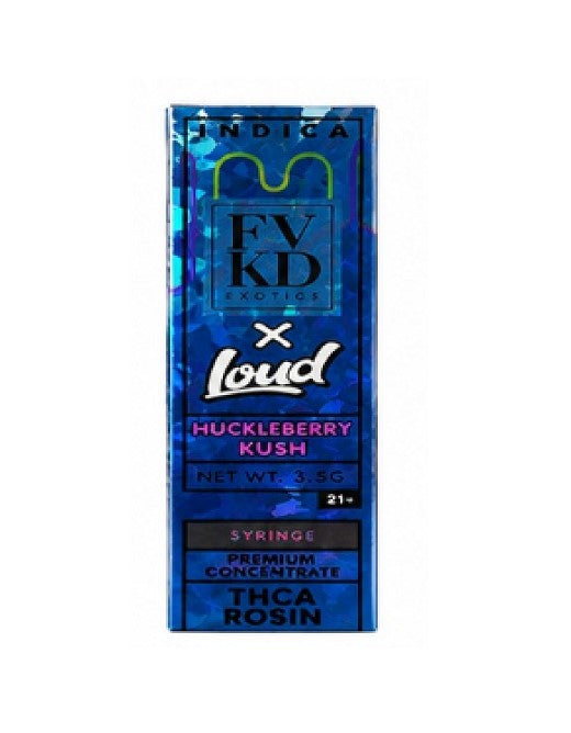 FVKD X LOUD THCA SYRINGE HUCKLEBERRY KUSH INDICA 3.5GM