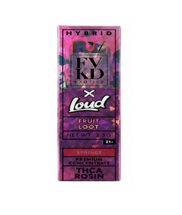 FVKD X LOUD THCA SYRINGE FRUIT LOOT HYBD 3.5GM