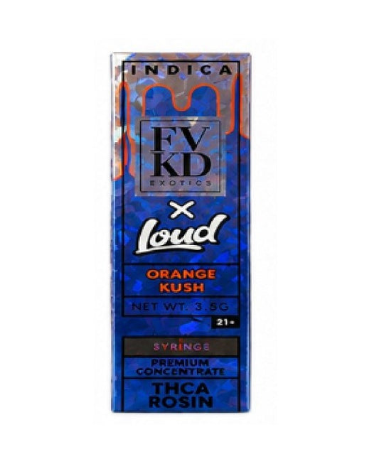 FVKD X LOUD THCA SYRINGE ORANGE KUSH INDICA 3.5GM