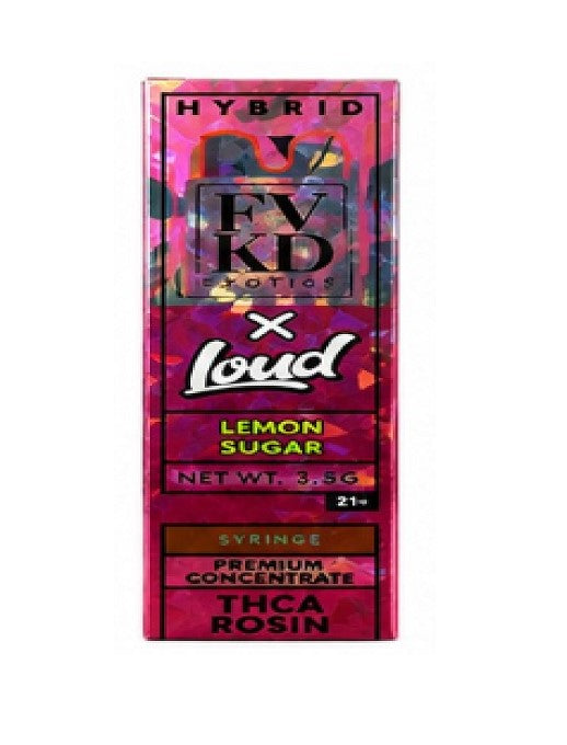 FVKD X LOUD THCA SYRINGE LEMON SUGAR HYBD 3.5GM