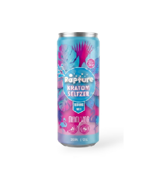 RAPTURE SELTZER MIT MIAMI VIBE 12OZ 100MG