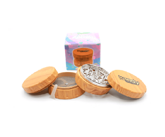 KANDY GRINDER WOODEN 4PART WH144 64MM