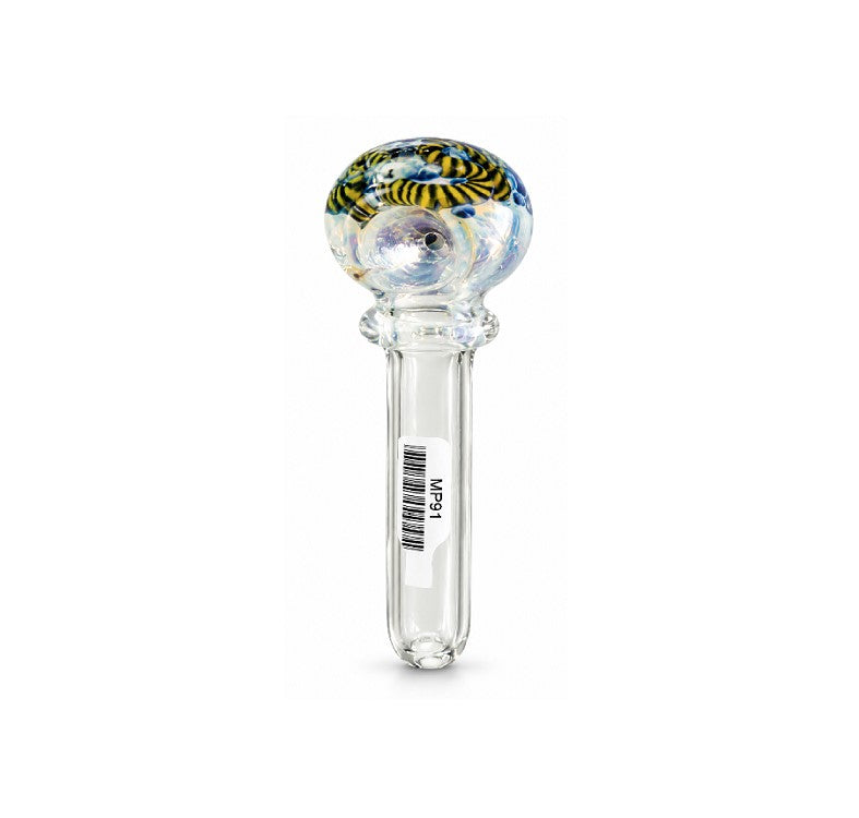 3IN ROUND HANDPIPE BOWL SPOON FUMED MP91