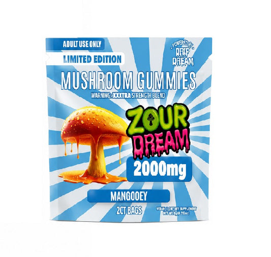 ZOUR DREAM MUSHRM LMT EDT MANGOEEY GUMIES 60000MG