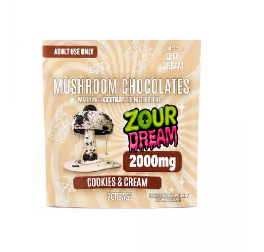 ZOUR DREAM MUSHRM CHOCOLATE COOKIES & CREAM 60000MG