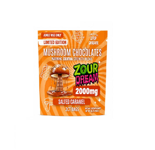ZOUR DREAM MUSHRM CHOCOLATE SALTED CARAMEL 60000MG