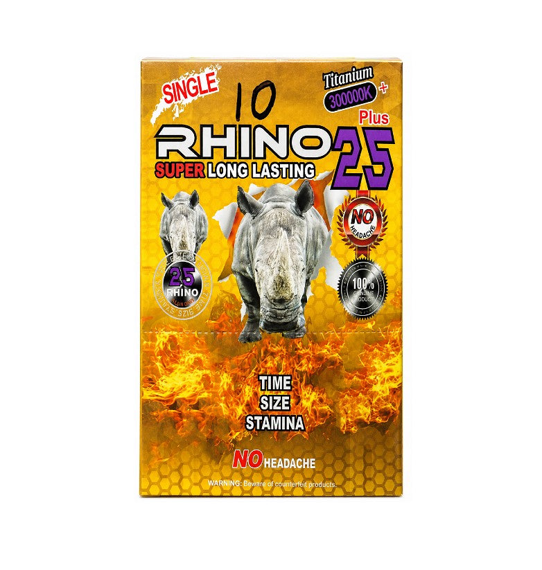RHINO 25 TITANIUM 300000K PLUS 24CT