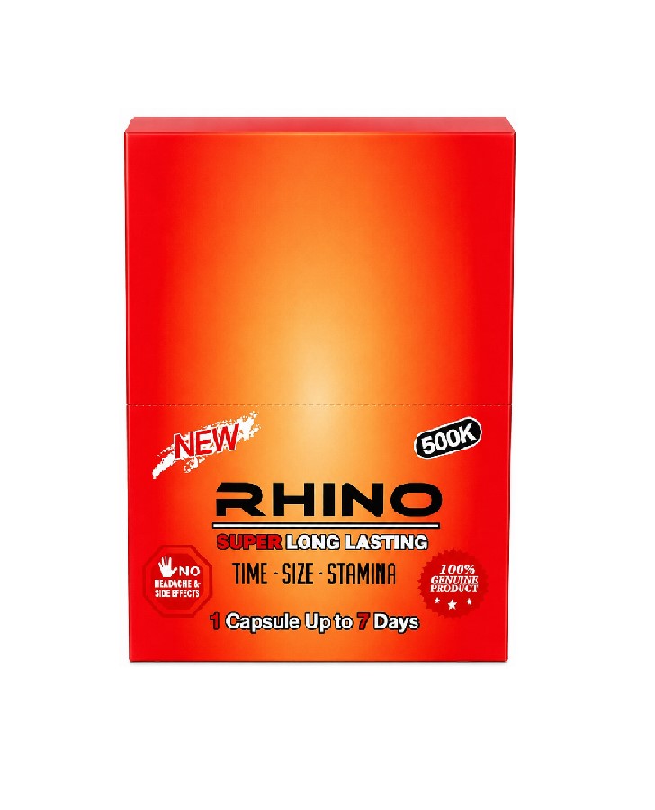 RHINO RED SUPER LONG LASTING 500K 24CT