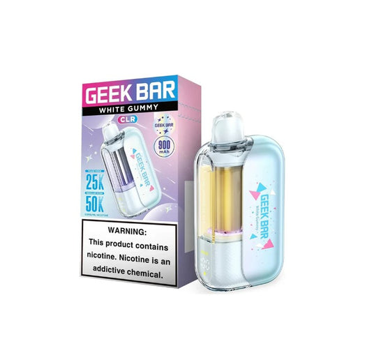GEEK BAR CLR WHITE GUMMY 50K
