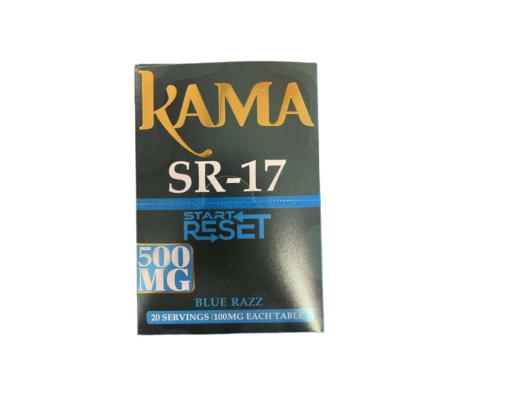 KAMA SR-17 START RESET BLUE RAZZ 500MG