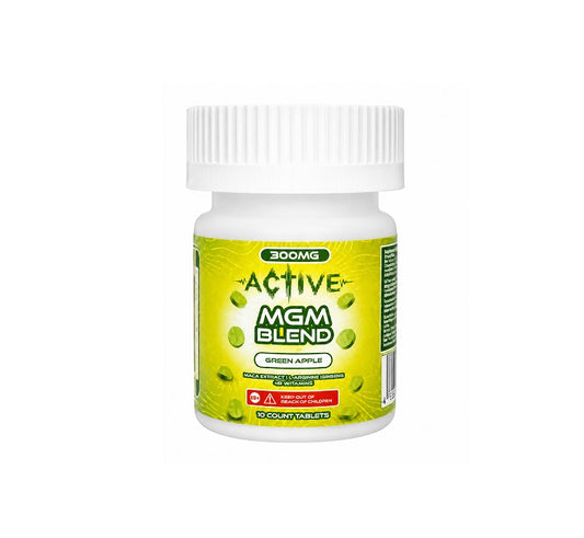 ACTIVE MGM BLEND GREEN APPLE 300MG 10CT