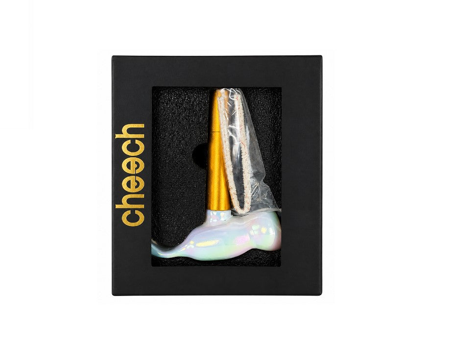 CHEECH GLASS HANDPIPE METAL PEARL HAMMER 6062
