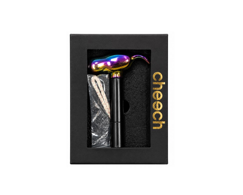 CHEECH GLASS HANDPIPE METAL RAINBOW HAMMER 6061