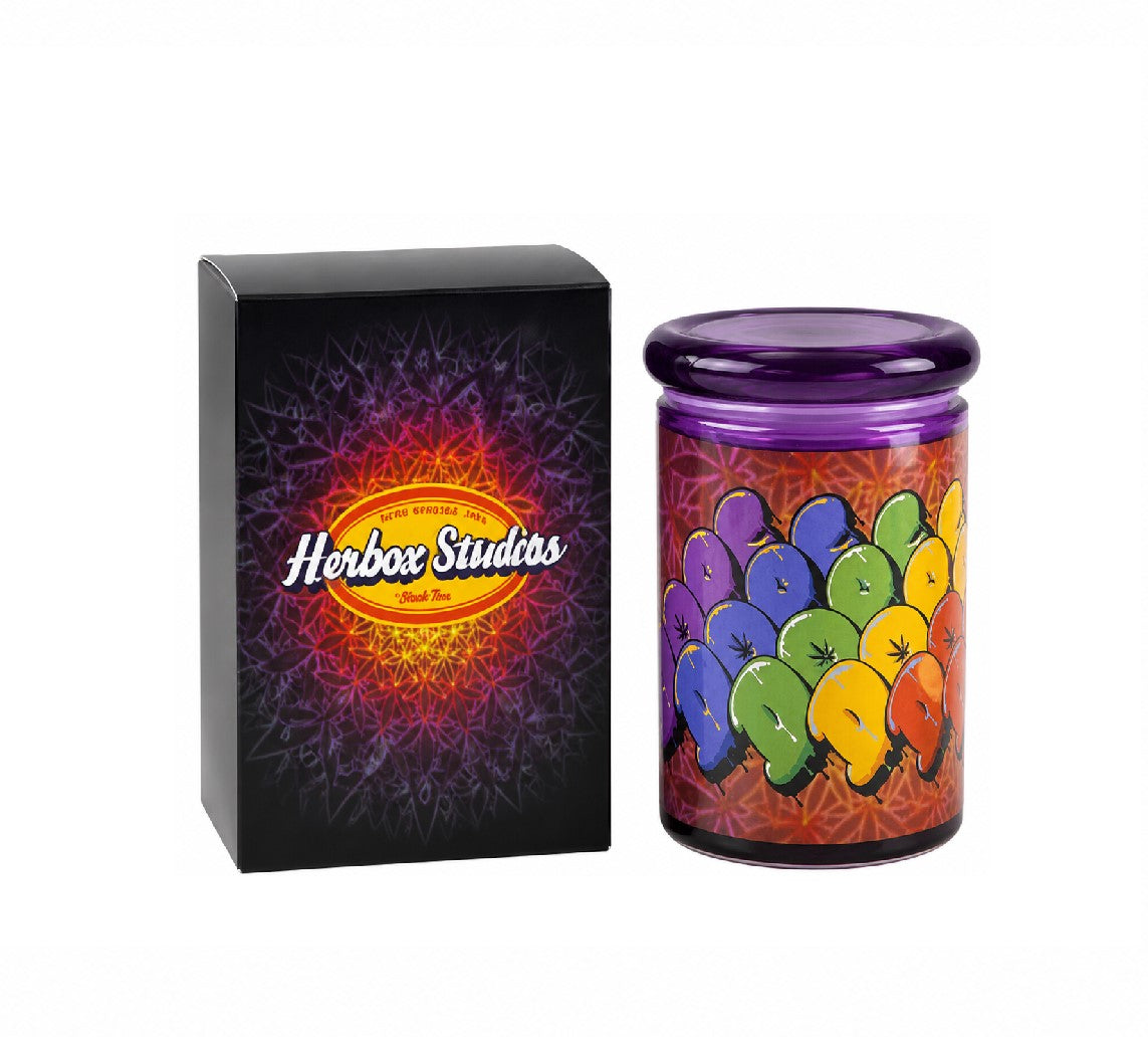 HERB STASHER STASH JAR MEDIUM 6CT