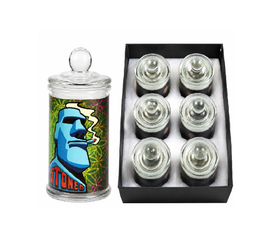 HERB STASHER STASH MINI JAR 6CT