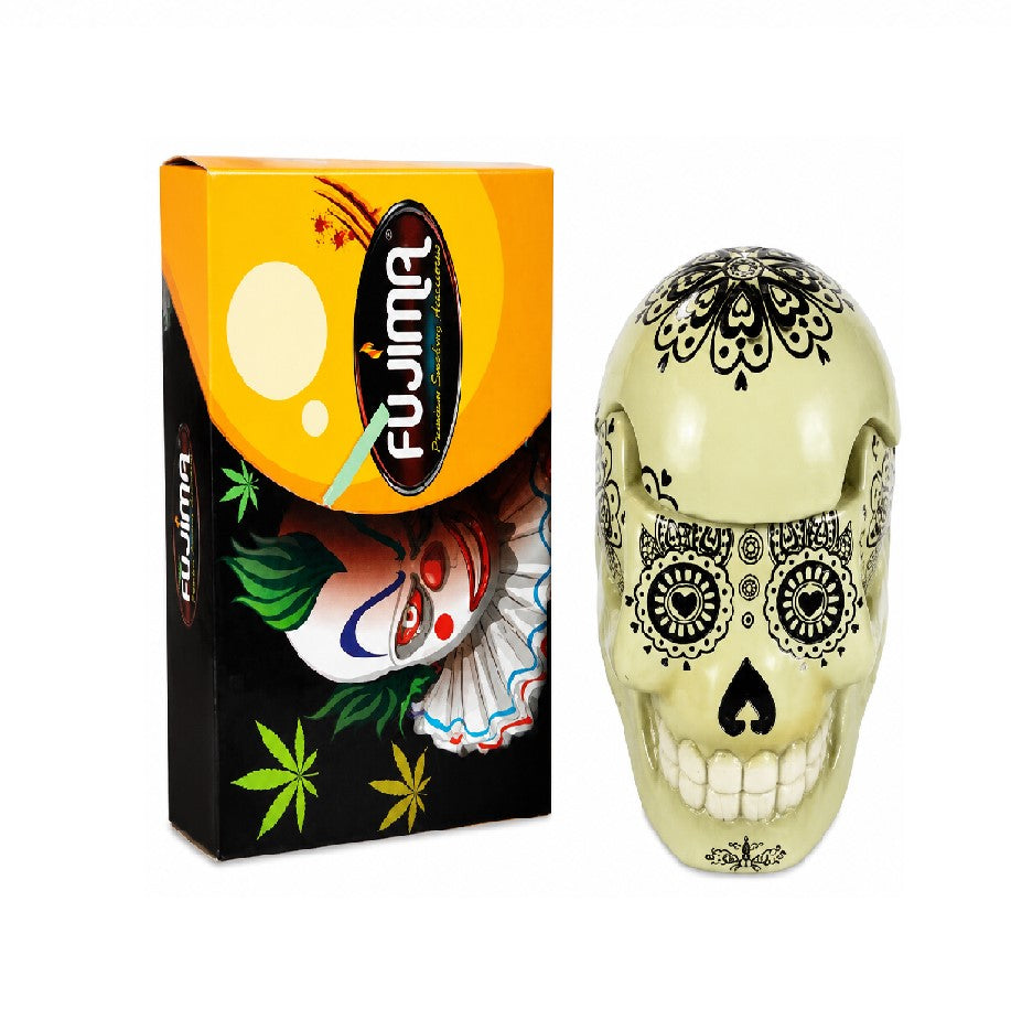 FUJIMA SKULL ASHTRAY THE TOKER 5.5IN LT220