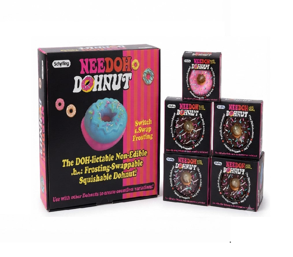 SQUISHY NEEDOH DONUT DESIGN 2 COLORS 1CT