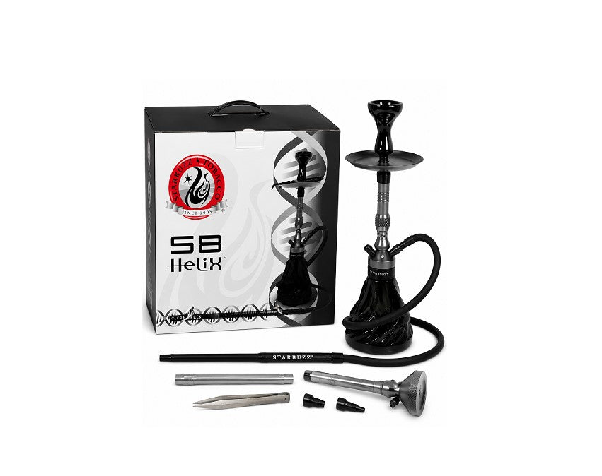 STARBUZ SB HELIX HOOKAH BLACK COLOR