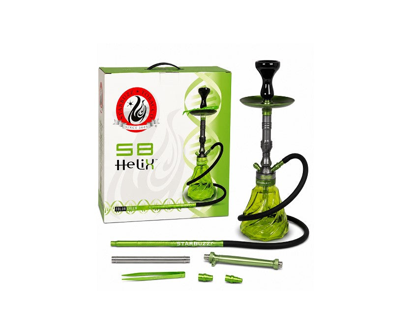 STARBUZ SB HELIX HOOKAH GREEN COLOR