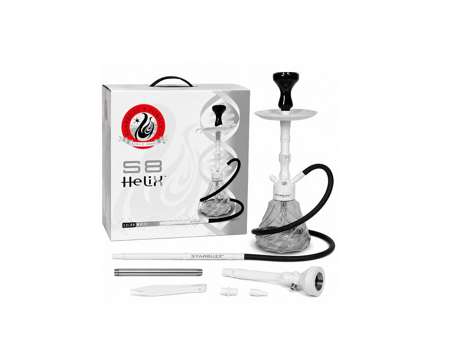 STARBUZ SB HELIX HOOKAH WHITE COLOR