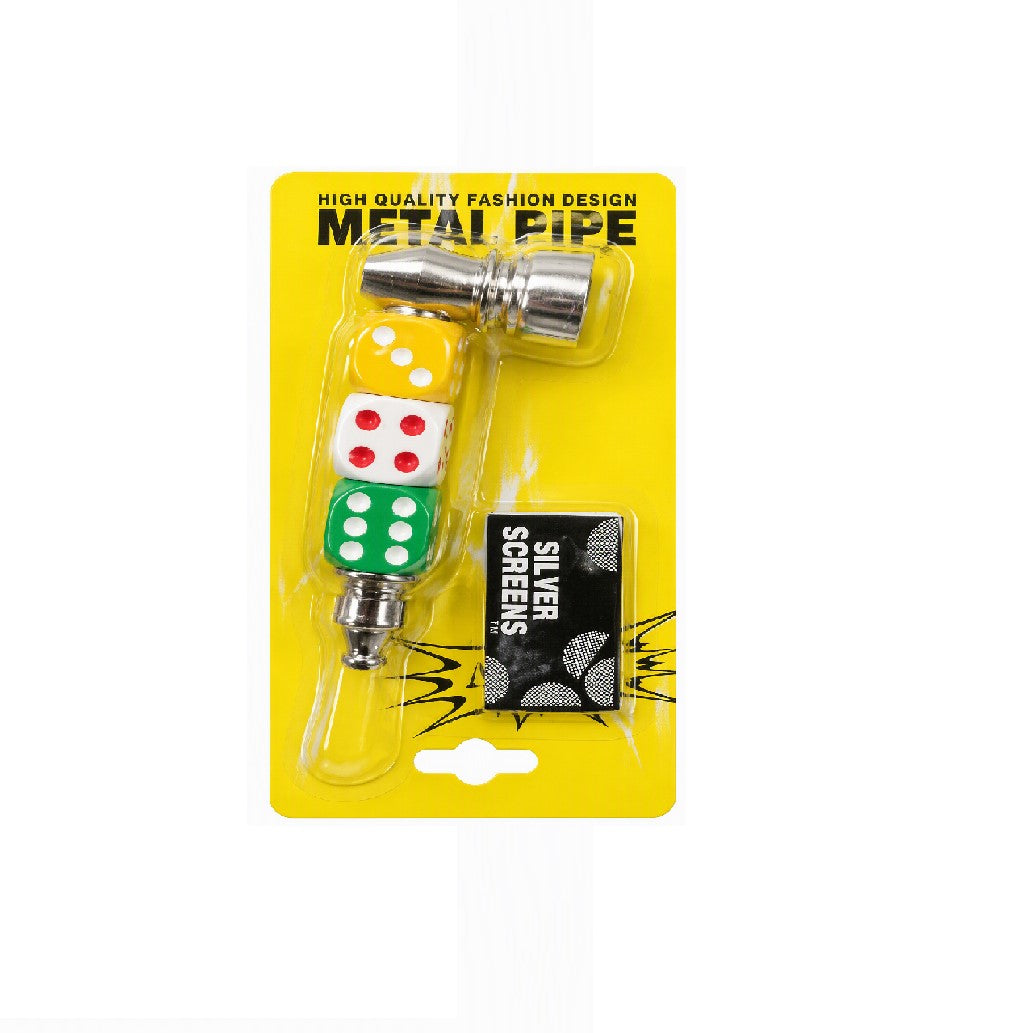 METAL HANDPIPE DICE DESIGN 6090 1CT