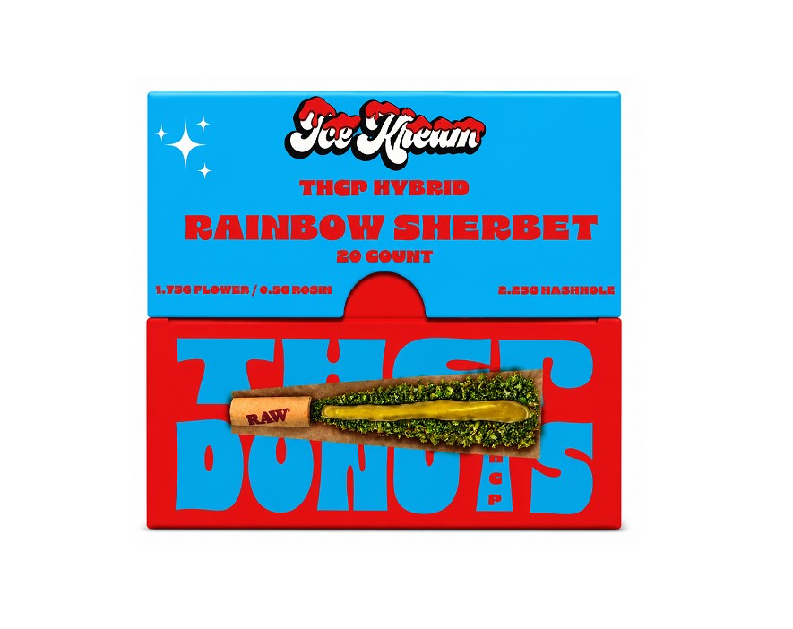 ICE KREAM DONUT THCP FLWR PROLL RAINBOW SHERBET HYBD 2.25GM