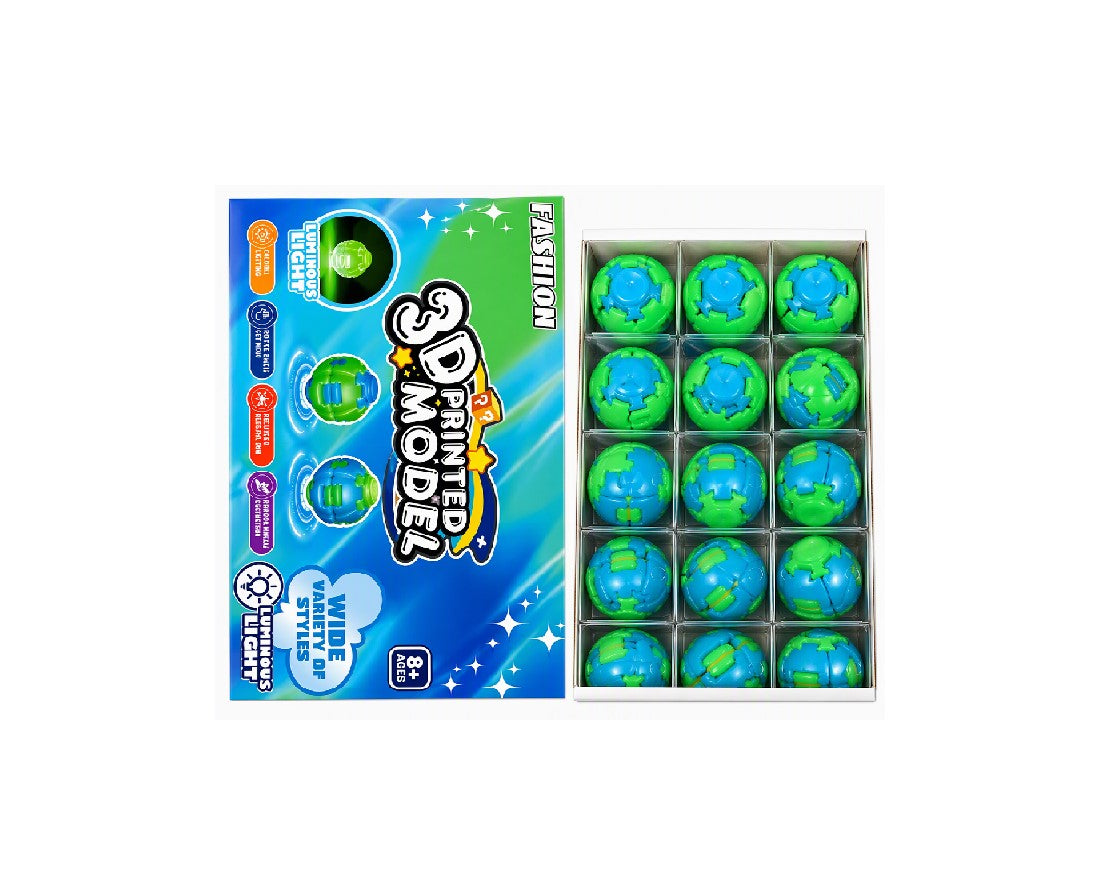 3D PRINTED MODEL LUMNOUS LIGHT SPINNING BALL 0103 12CT