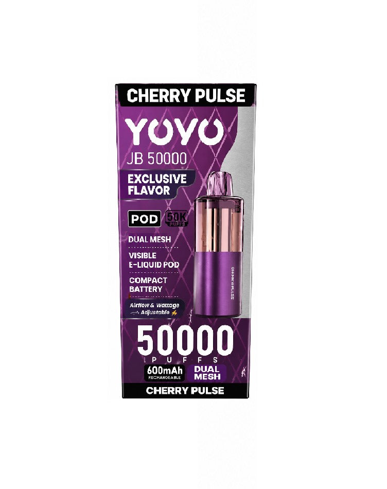 YOVO JB50000 POD CHERRY PULSE 50K