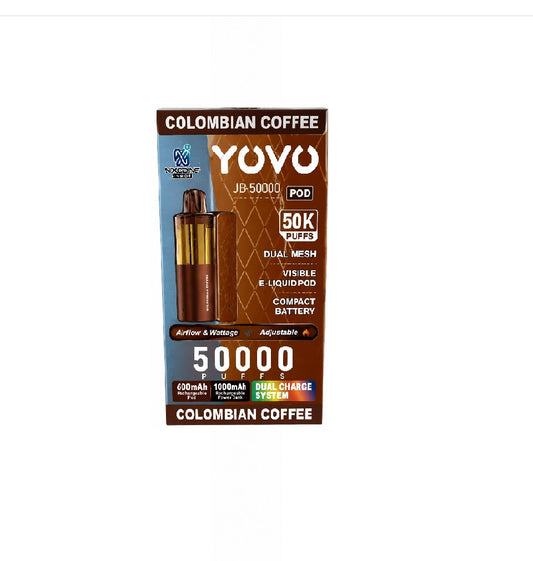 YOVO JB50000 NXD POD COLOMBIAN COFFEE 50K