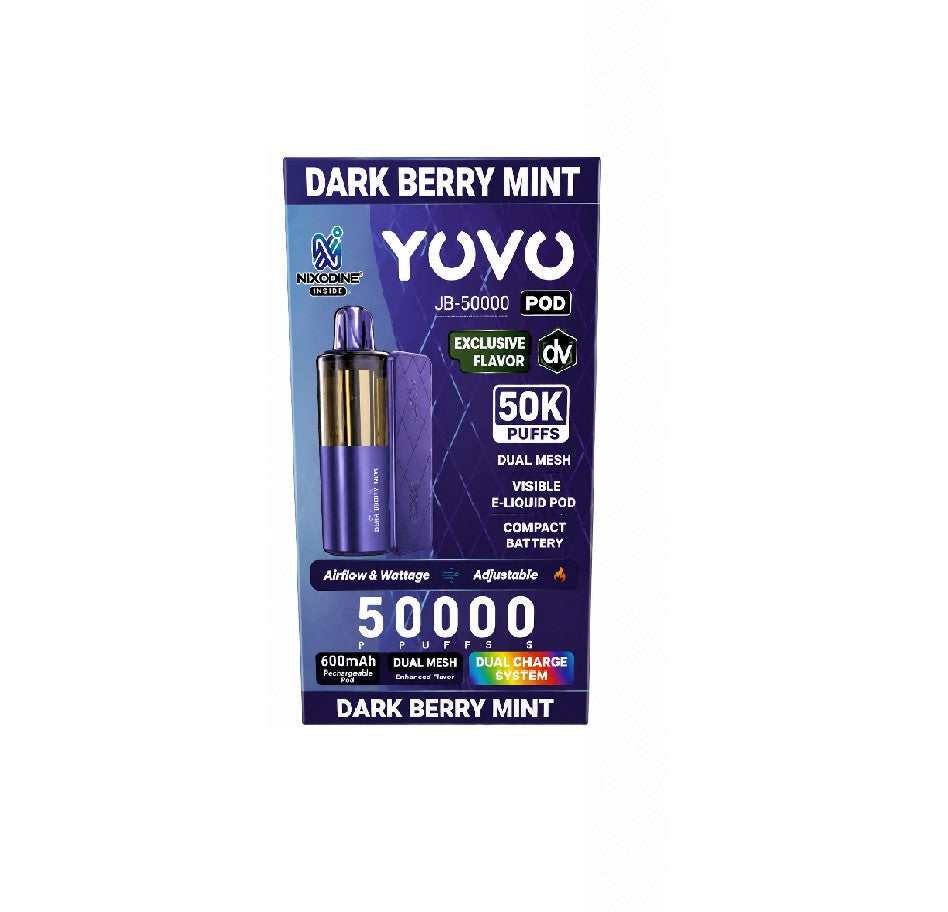YOVO JB50000 NXD POD DARK BERRY MINT 50K