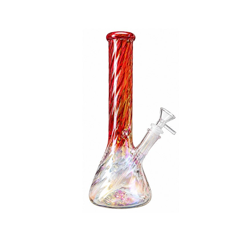 WATERPIPE TWISTED TUBE ASSRTD COLRS 4A GLASS LC-10003
