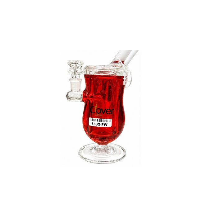 WP CLOVER GEL WINE CUP STYLE RED 5332-FW 9"